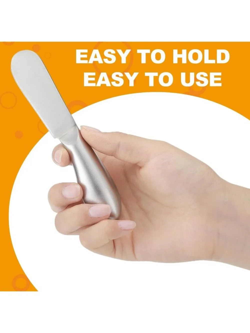 24-Piece Stainless Steel Spreader Knife Set for Cheese, Butter, Jam